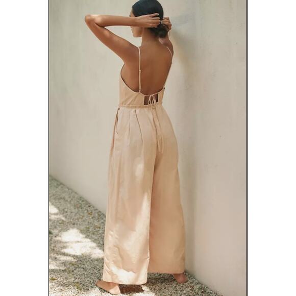 NWT Anthropologie High Tide Wide Leg Jumpsuit Sz XL - Picture 3 of 16